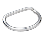 Scubaforce D-Ring 50/5mm gebogen